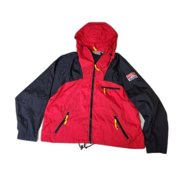 Vintage Marlboro Nylon Shell Jacket Windbreaker Promotional Gear 90's XL VGC - Picture 7 of 7